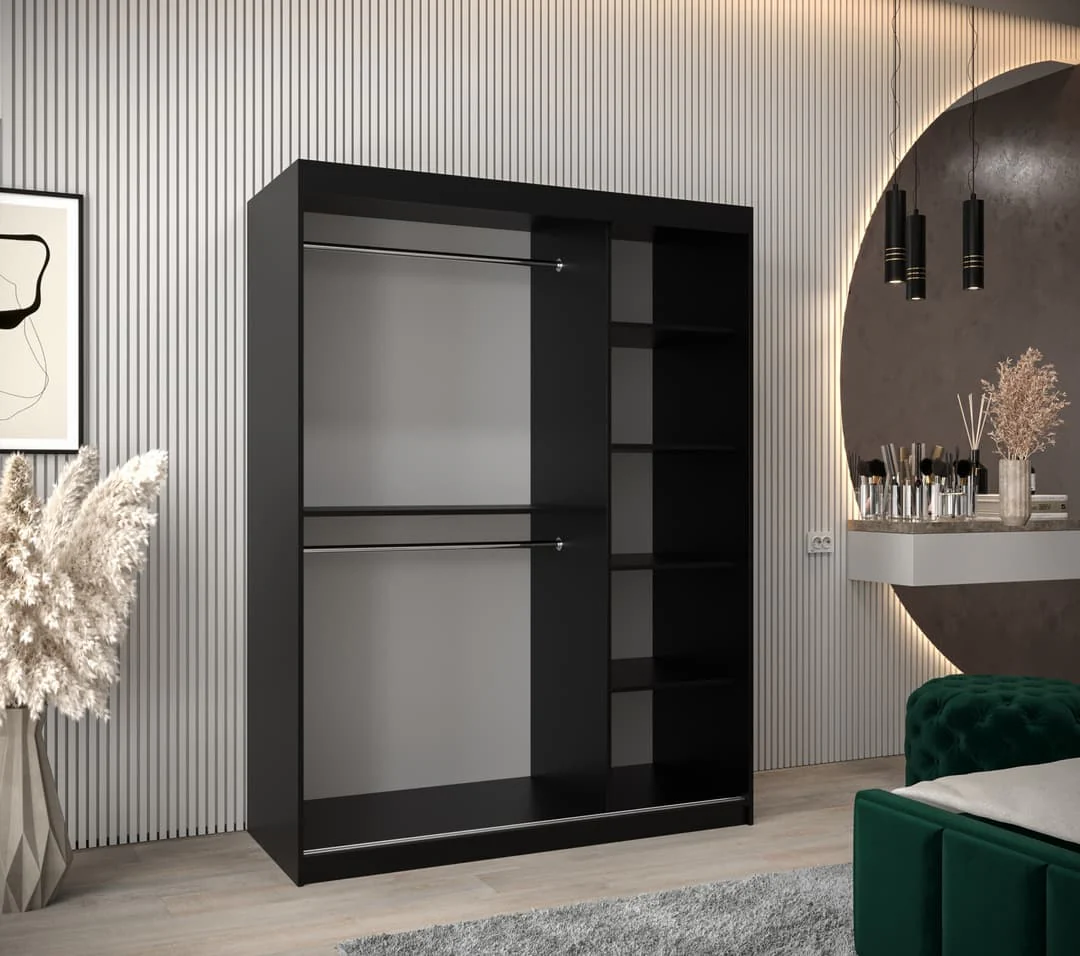 York I Sliding Door Wardrobe 150cm - Image 7