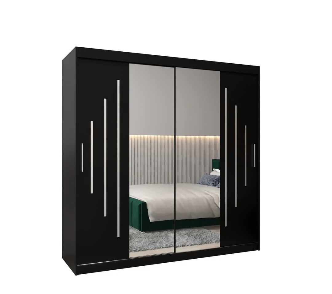 York I Sliding Door Wardrobe 200cm - Image 2