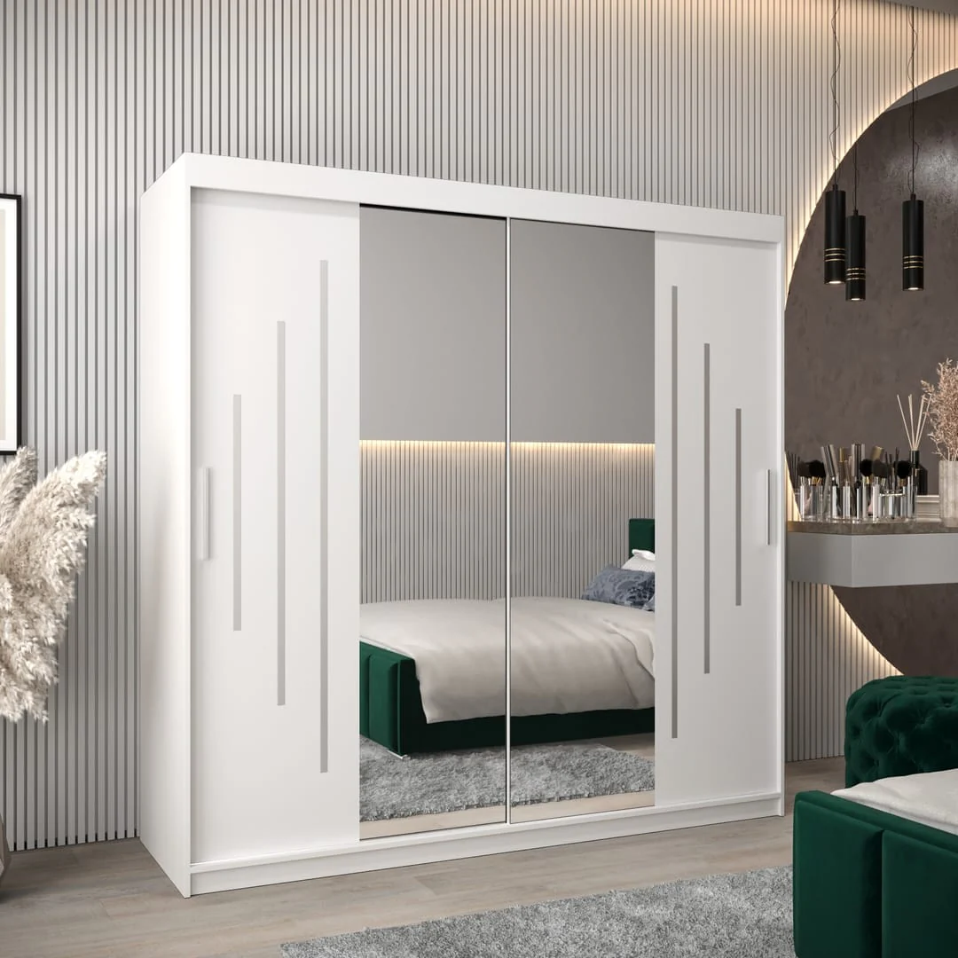York I Sliding Door Wardrobe 200cm - Image 5