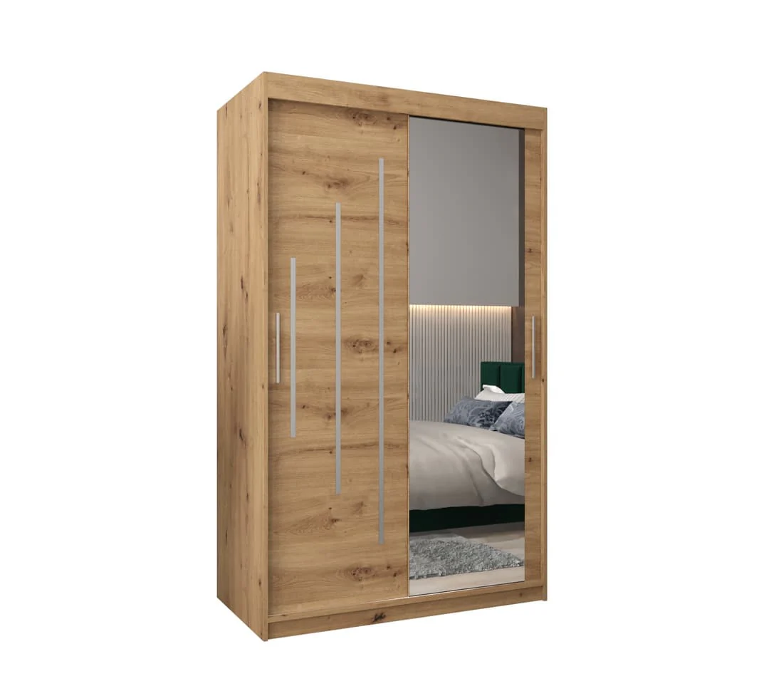 York II Sliding Door Wardrobe 120cm - Image 11