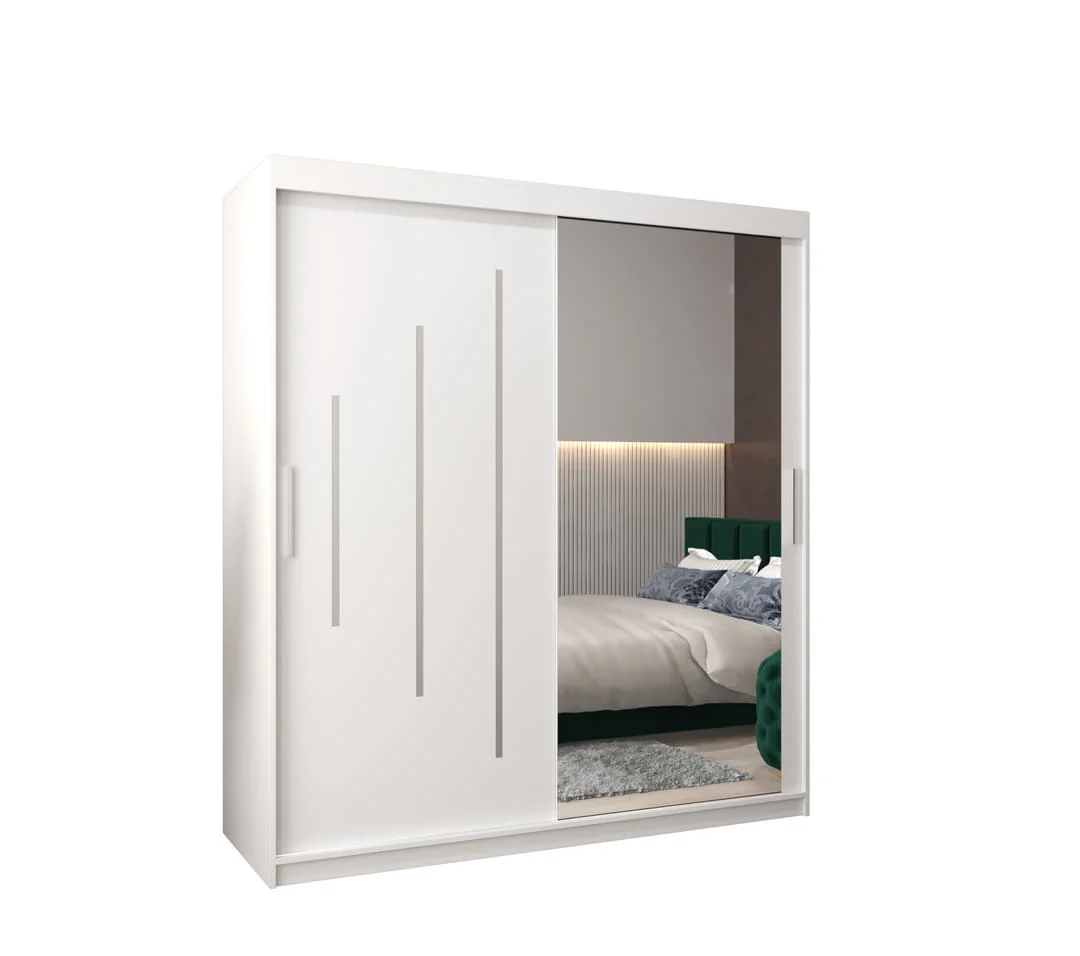 York II Sliding Door Wardrobe 180cm - Image 10
