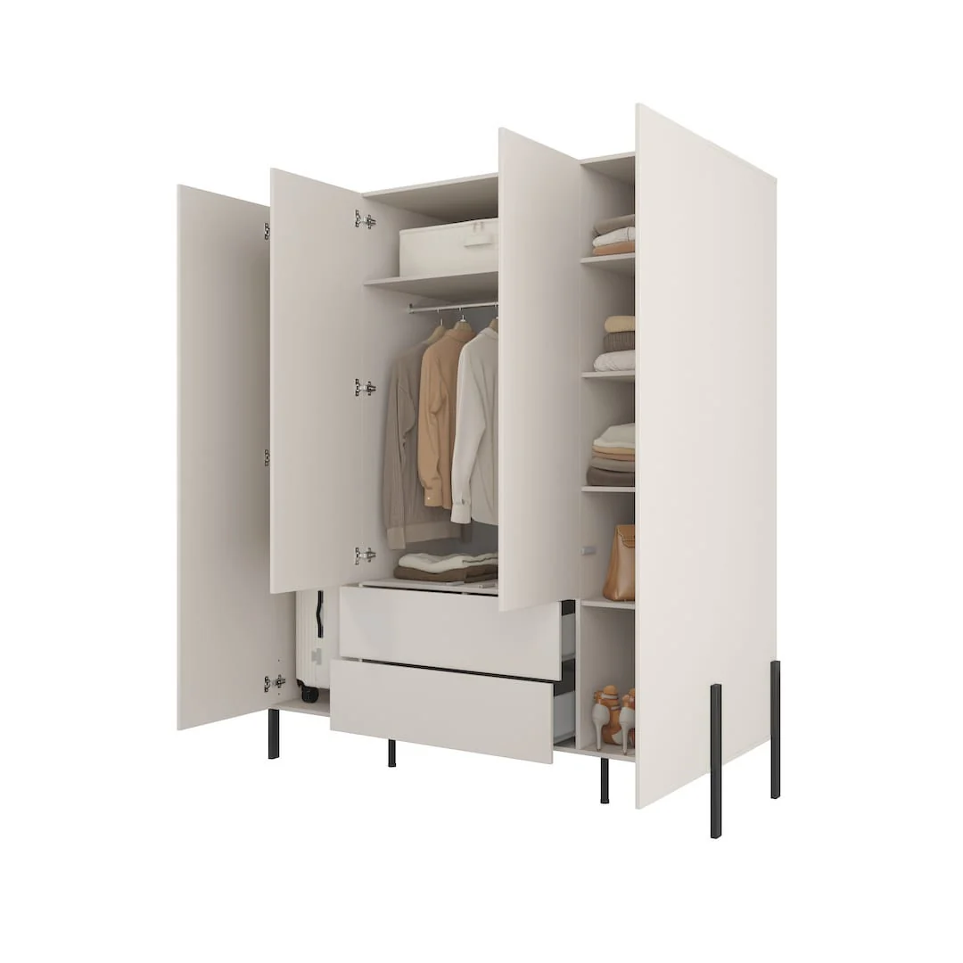 Yukon Hinged Door Wardrobe 180cm - Image 2