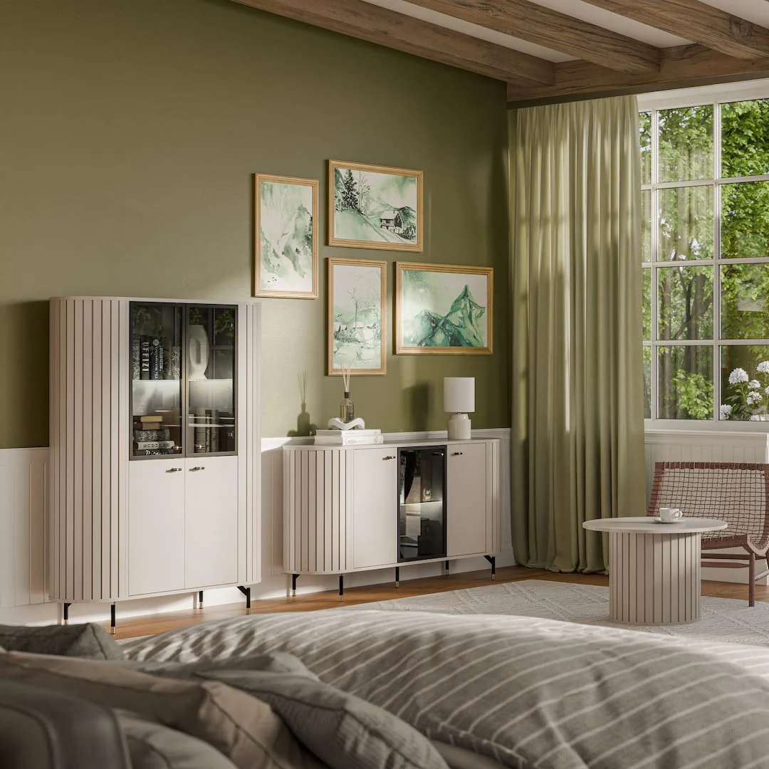 Zante ZA3 Display Sideboard Cabinet 150cm - Image 12