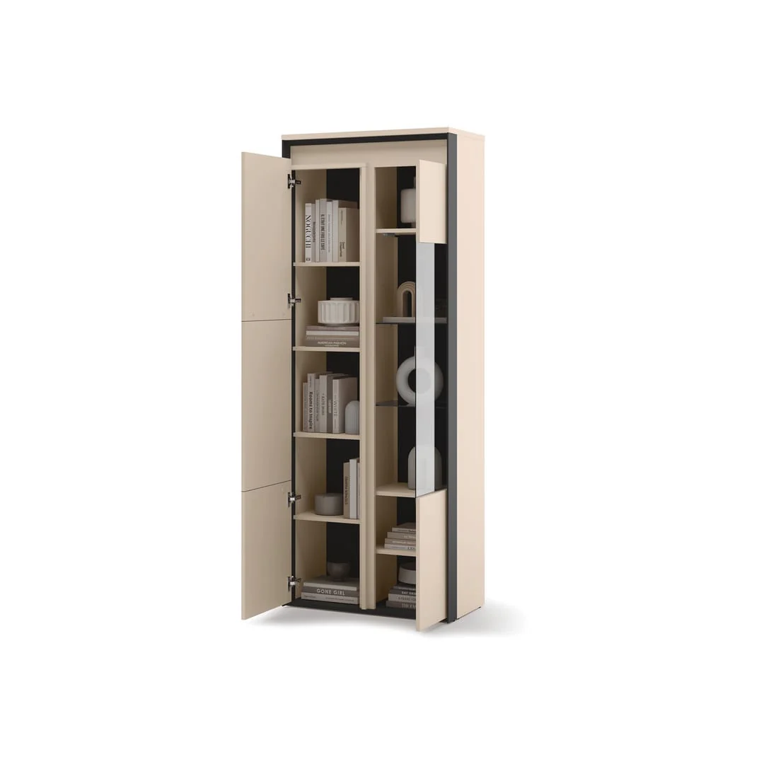 Zaya ZY-18 Tall Display Cabinet 77cm - Image 4